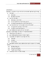 Thực hành nghề nghiệp lần 1 cơ cấu tổ chức của công ty