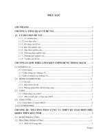 thiết kế điều khiển và giám sát động cơ DC 