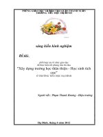 Phối hợp các tổ chức giáo dục để thực hiện tốt phong trào thi đua xây dựng trường học thân thiện   học sinh tích cực