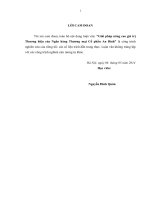 Luận văn thạc sỹ kinh tế Giải pháp nâng cao giá trị Thương hiệu của Ngân hàng Thương mại Cổ phần An Bình