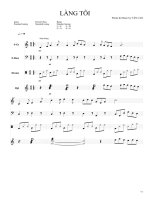 NHẠC CHUYỂN SOẠN BÀI HÁT LÀNG TÔI MY VILLAGE