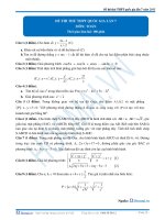 Đề thi thử môn toán lần 7 hocmai
