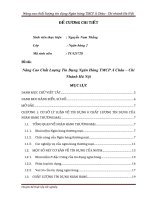 Nâng cao chất lượng tín dụng ngân hàng TMCP á châu  chi nhánh hà nội