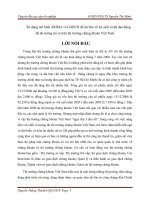 Sử dụng mô hình arima và garch để dự báo về lợi suất và độ dao động để đo lường rủi ro trên thị trường chứng khoán việt nam