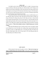 Luận văn thạc sỹ kinh tế Phân tích lợi nhuận tại công ty cổ phần thương mại và du lịch Lê Hân