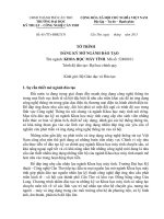 Tờ trình đăng ký mở ngành đào tạo