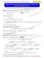 Các bài toán mẫu giải hệ phương trình và phương trình thầy Đặng Việt Hùng