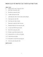 Tiểu luận môn luật dân sự luật trưng cầu ý dân 