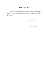 Luận văn thạc sỹ kinh tế Hiệu quả cho vay tại Quỹ tín dụng nhân dân Trang Hạ