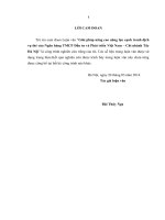 Luận văn thạc sỹ kinh tế Giải pháp nâng cao năng lực cạnh tranh dịch vụ thẻ của Ngân hàng TMCP Đầu tư và Phát triển Việt Nam – Chi nhánh Tây Hà Nội