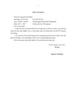 Luận văn thạc sỹ kinh tế Chiến lược Marketing của khách sạn Boss Legend