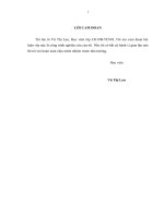 Luận văn thạc sỹ kinh tế Hoạt động cho vay tiêu dùng tại Ngân hàng Đầu tư Và Phát triển Việt NamChi nhánh Tây Nam Quảng Ninh