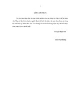 Luận văn thạc sỹ  Quản lý thu thuế hộ kinh doanh trên địa bàn huyện chương mỹ, TP hà nội