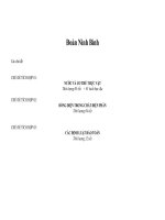 Tài liệu tập huấn giáo án tích hợp liên môn đoàn ninh bình