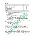 BÀI GIẢI QUẢN TRỊ NGÂN HÀNG THƯƠNG MẠI