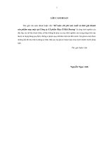 Luận văn thạc sỹ Kế toán chi phí sản xuất và tính giá thành sản phẩm may mặc tại Công ty Cổ phần May II Hải Dương