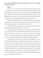 Quy luật QHSX phù hợp với trình độ phát triển của LLSX