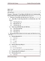 Phân tích tình hình xuất khẩu thủy sản của việt nam và dự đoán cho năm 2015