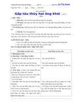 Giáo án lớp 3 các môn thủ công soạn theo chương trình VNEN
