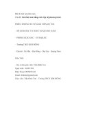 Dạy tích hợp liên môn giải bài toán bằng cách lập hệ phương trình