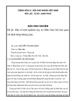 Một số kinh nghiệm dạy trẻ mẫu giáo lớn làm quen với định hướng không gian