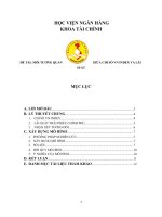 MỐI TƯƠNG QUAN GIỮA CHỈ số VN INDEX và lãi SUẤT TRÁI PHIẾU CHÍNH PHỦ