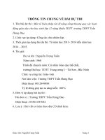 Một số biện pháp rèn kĩ năng sống thông qua các hoạt động giáo dục cho học sinh lớp 12 năng khiếu TDTT trường THPT Trần Hưng Đạo