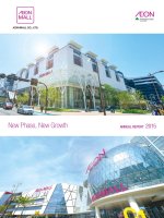 báo cáo thường niên của công ty Aeon Mall