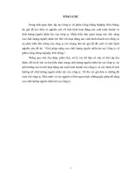 Giải pháp nâng cao chất lượng nguồn nhân lực tại Công ty cổ phần Công Nông Nghiệp Tiến Nông