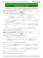 Kỹ thuật giải hệ phương trình và bất phương trình thầy Đặng Việt Hùng