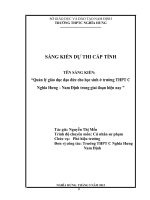 Quản lý giáo dục đạo đức cho học sinh ở trường THPT C Nghĩa Hưng – Nam Định trong giai đoạn hiện nay