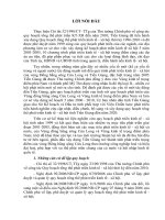 QUY HOẠCH TỔNG THỂ PHÁT TRIỂN KINH TẾ - XÃ HỘI TỈNH TIỀN GIANG ĐẾN NĂM 2020