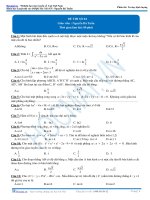 Tài liệu khóa học luyện thi vào ĐHQG hà nội đề số 4 