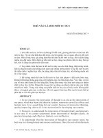 KỶ YẾU HỘI NGHỊ KHOA HỌC THẾ NÀO LÀ ĐỔI MỚI TƯ DUY