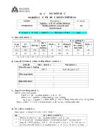 ĐỀ CƯƠNG MÔN HỌC NGHIÊN CỨU THỊ HIẾU KHÁN THÍNH GIẢ