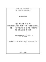 QUẢN LÝ DẠY HỌCTHEO QUAN ĐIỂM DẠY HỌC PHÂN HÓA Ở TRƯỜNG TRUNG HỌC PHỔ THÔNG VIỆT NAM HIỆN NAY