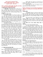 Ôn thi môn triết học mác Lênin chuyên ngành trung cấp lý luận chính trị