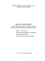 MỘT CÁCH PHÁT TRIỂN NĂNG LỰC TƯ DUY CHO HỌC SINH GIỎI KHI DẠY HÌNH HỌC Ở THCS