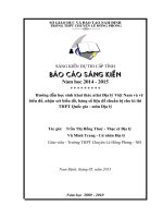 hướng dẫn học sinh khai thác atlat địa lí để chuẩn bị cho kì thi THPT quốc gia