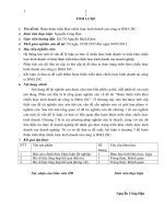 Hoàn thiện triển khai chiến lược kinh doanh của công ty BMA JSC