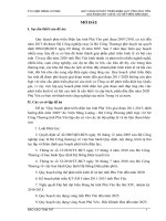QUY HOẠCH PHÁT TRIỂN ĐIỆN LỰC TỈNH PHÚ YÊN GIAI ĐOẠN 2011-2015, CÓ XÉT ĐẾN NĂM 2020
