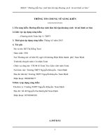 Hướng dẫn học sinh làm bài tập khoảng cách từ mô hình cơ bản