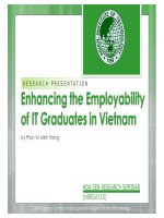 Enhancing the Employability of IT Graduates in Vietnam