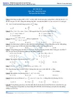 Tài liệu khóa học luyện thi vào ĐHQG hà nội đề số 5 