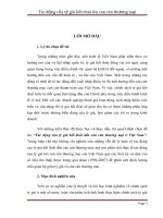 Tác động của tỷ giá hối đoái đến cán cân thương mại ở việt nam