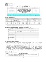 ĐỀ CƯƠNG MÔN HỌC Quản lý sản xuất sản phẩm truyền thông nghe nhìn