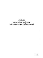 Lịch sử 200 quốc gia và vùng lãnh thổ trên thế giới phần 2   PGS TS  cao văn liên