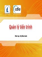 Bài giảng môn học hệ điều hành quản lý tiến trình (đh khoa học tự nhiên)