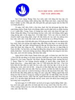 Bài viết về chủ đề ngày học sinh sinh viên việt nam 