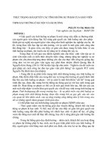 THỰC TRẠNG GIẢI QUYẾT các TÌNH HUỐNG sư PHẠM của GIÁO VIÊN THPH HAI TRƯỜNG ở hà nội và hải DƯƠNG